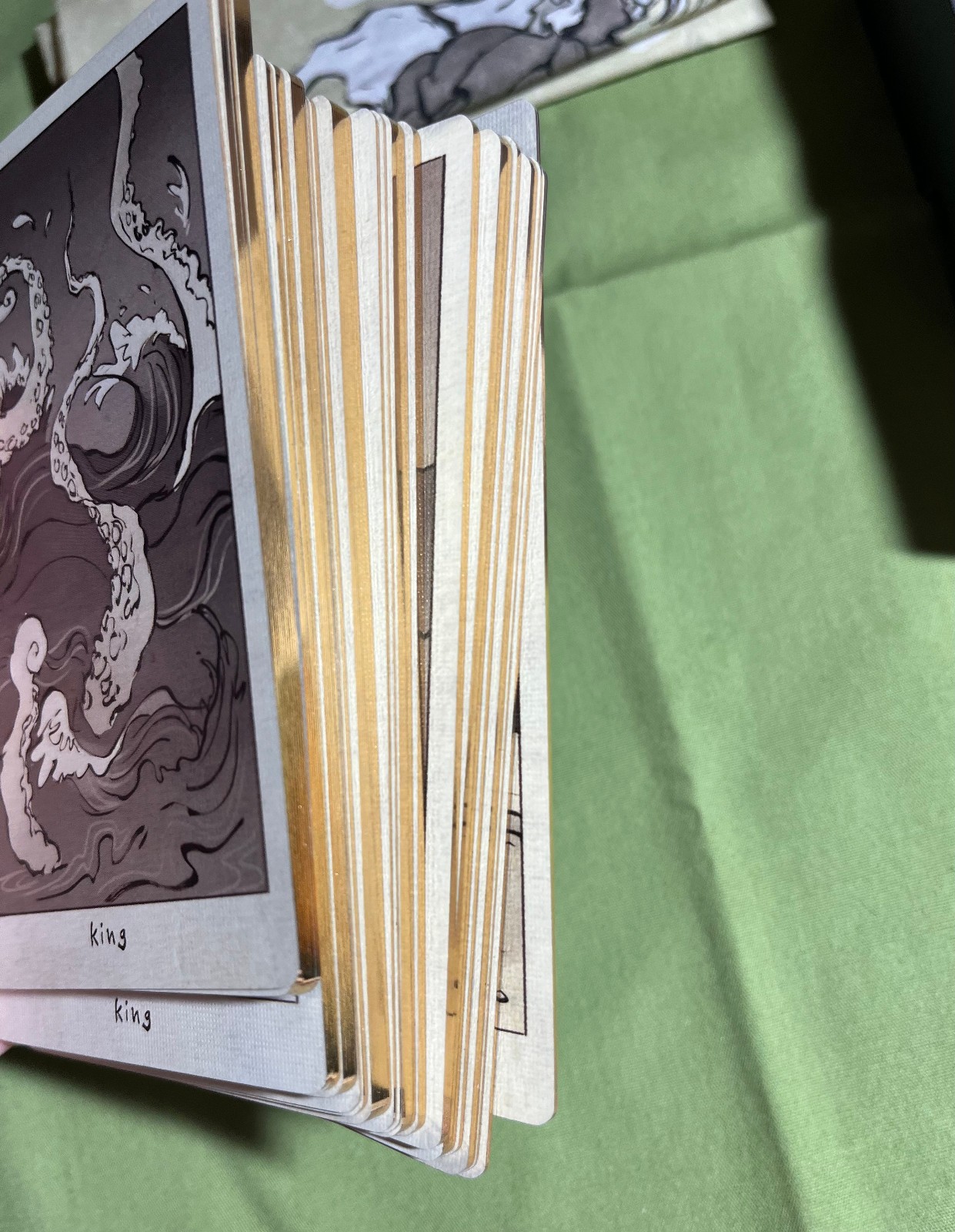 Yokai Yochi 78 Card Tarot Deck & Cloth by Buboplague - rare OOP