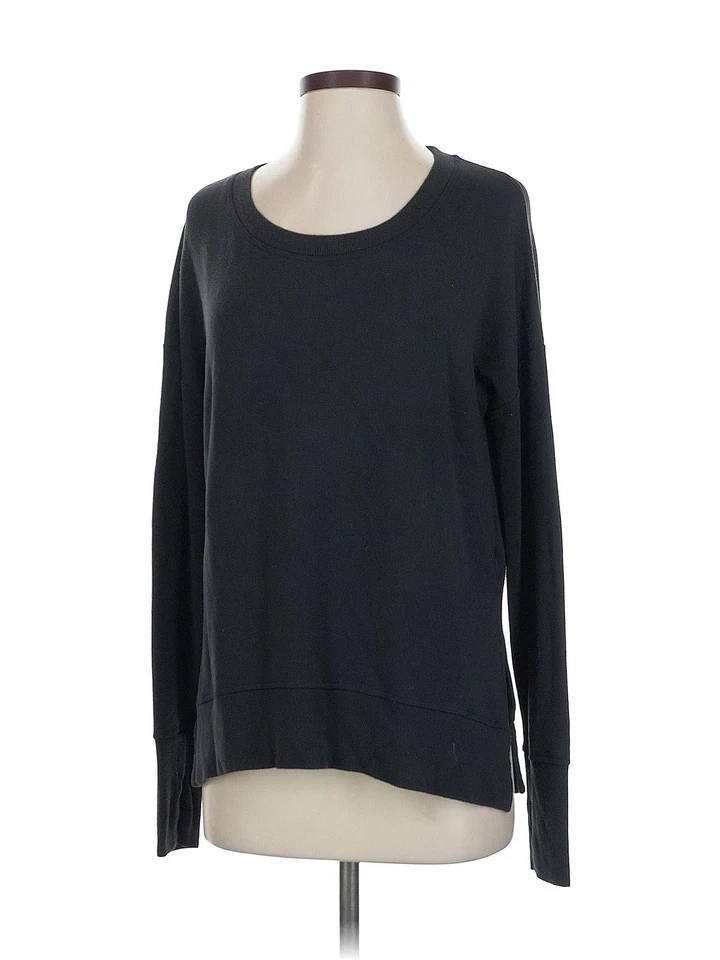 Athleta女式黑色套衫毛衣S