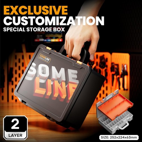 SOMELINE® Kit di Utensili per Crimpatura Terminali a Filo Isolati, Set di Utensili per Crimpatura con 39 - Foto 8 di 8