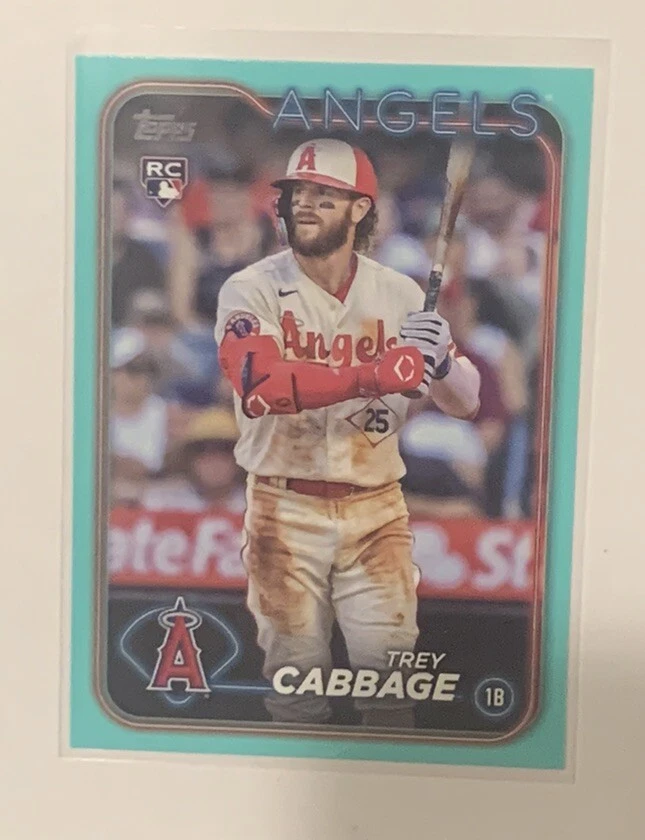 2024 Topps Series 1 - Aqua #321 Trey Cabbage (RC)