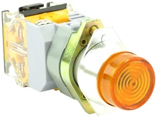 22mm Push Button MAINTAINED PUSH TO TEST ILLUMINATED 24V AC/DC