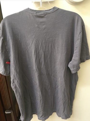 JAMES PERSE Standard Uomo Nuova con etichette Bella Tshirt Grigio Cotone Made in US Girocollo - Foto 3 di 7