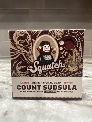 Dr. Squatch Ltd Ed. Bar Soap Count Sudsula All Natural with Light Grit 5oz