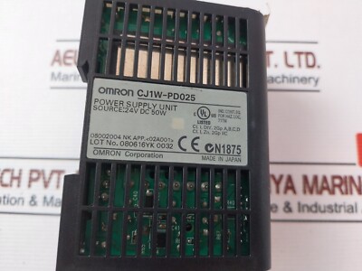 Omron CJ1W-PD025 Power Supply Unit DC24V | eBay