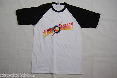 Flash Gordon Logo Baseball Jersey Neu Official Movie Film Queen Band