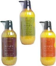 Phoenix Honey Bee 3-piece set Shampoo Conditioner Body soap 500ml made in Japan