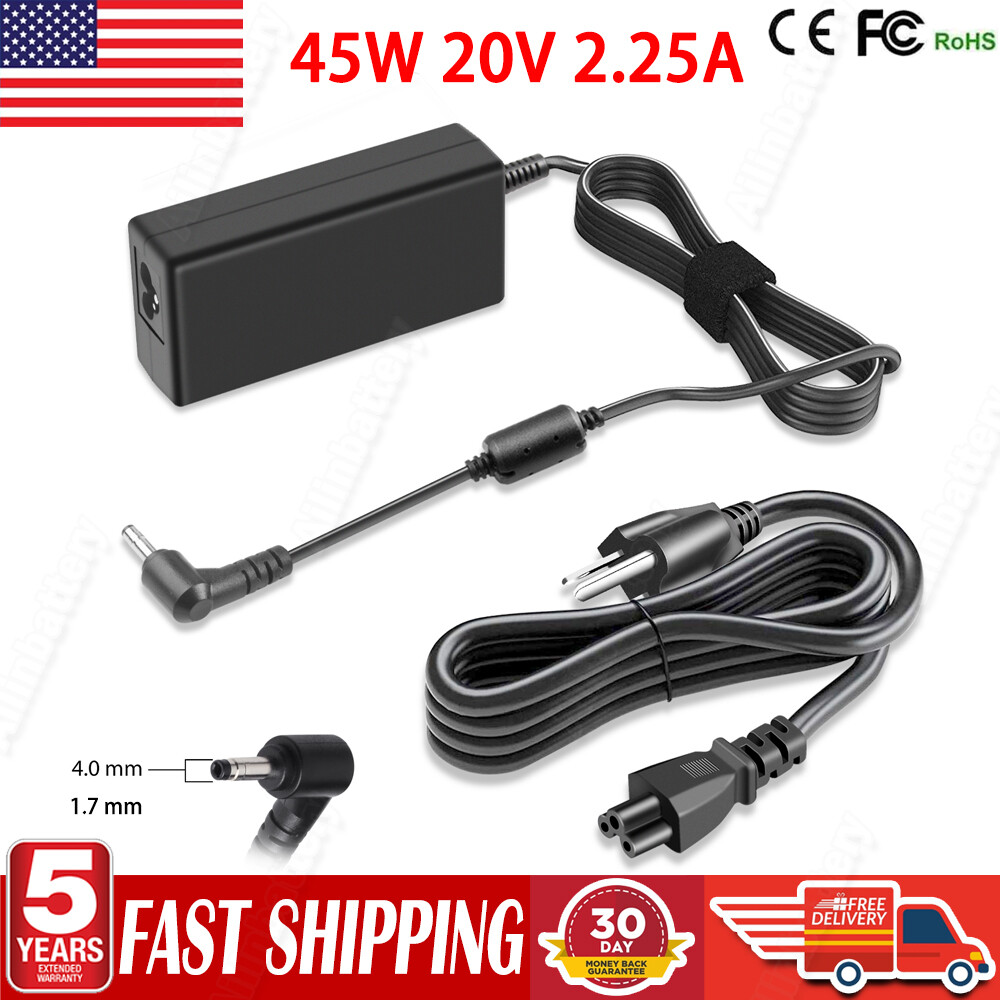 OEM Lenovo 45W AC Power Adapter For Chromebook N22, N23, N42 - Tested & Working