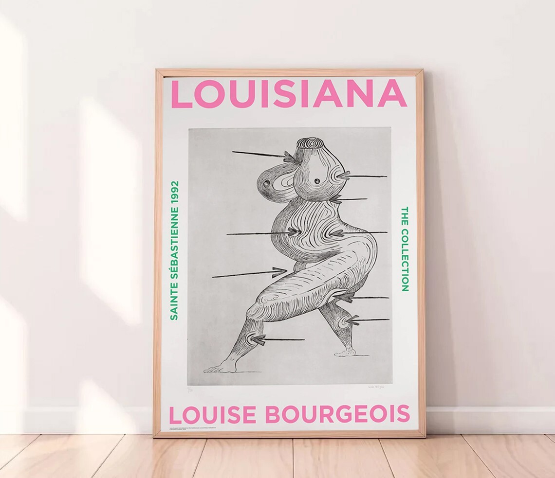 v*k様 Louise Bourgeois ポスター Louise Bourgeois Poster Sainte Sebastienne 1992 Exhibition