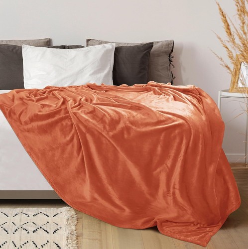 Fleece Blanket 300GSM Luxury Bed Blanket Anti-Static Fuzzy Soft Utopia Bedding - Picture 165 of 170