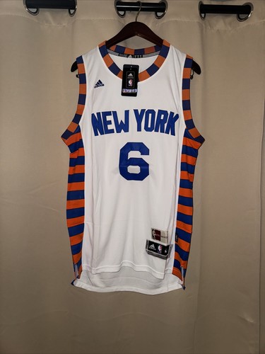 Kristaps Porzingis Adidas HWC #6 New York Knicks NBA Jersey MENS M -STAIN - 第 1/10 張圖片