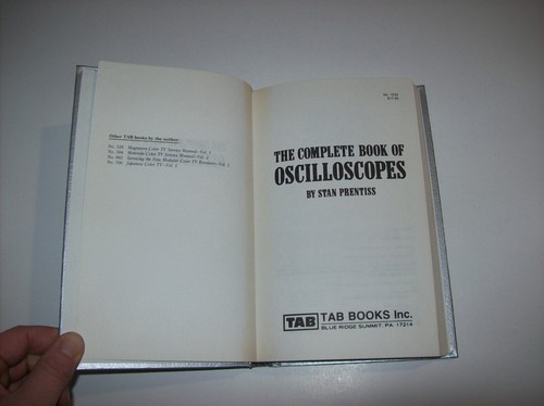 THE COMPLETE BOOK OF OSCILLOSCOPES, by Stan Prentiss, HC 1st Ed. vintage, (X) - Picture 3 of 11