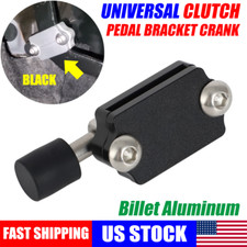 Universal Cars Billet Race Clutch Pedal Stopper Plate Bracket Crank Adjustable