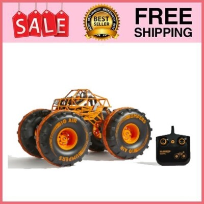 Sharper Image 4x4 Giant Crusher Remote Control 4WD Truck, Orange, High Speed
