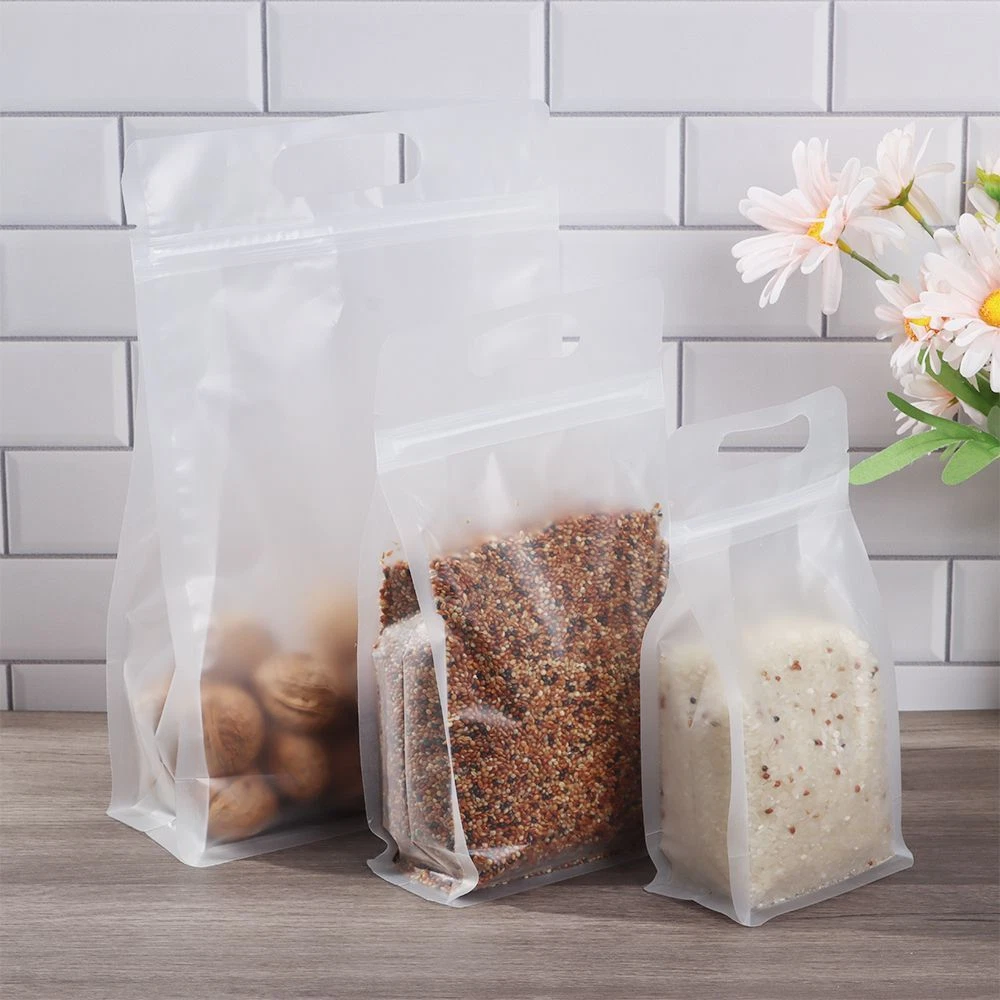 Packaging Pouch Food Snack Pouches Plastic Bag Zip Lock Bag Matte Clear Bag