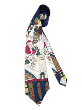 1378 ) WOODWARD CHRISTMAS MEN'S TIE 100% SILK MADE IN USA