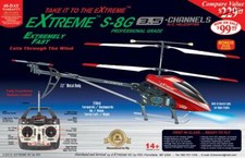 RC HELICOPTER Parts for S-8G 27 MHZ  Extreme RC Helicopter