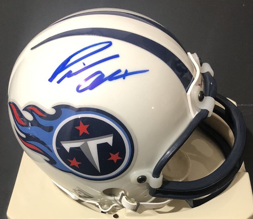 DAN ALEXANDER SIGNED AUTO TENNESSEE TITANS MINI HELMET TOPPS RESERVE