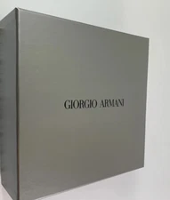 Giorgio Armani Gray Empty Gift Box  Dimension 8.5” x 8.5" x 3"