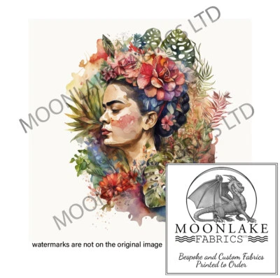 MOONLAKE DESIGNS Mexiko Frida Kahlo tropischer Stoff Handwerk Paneele in 100 % Baumwolle oder Polyester