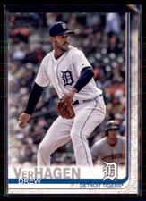 2019 Topps  Drew VerHagen Detroit Tigers #586  5 Card Lot
