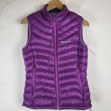 Montane Womens Uk12 Featherlite Down Insulated Bodywarmer Purple Outdoors Hiking