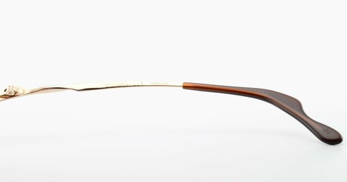 Colani Design Glasses Frame 1002 57 16 140 Luxury Gold Metal Eye Japan 1980s - Picture 6 of 10