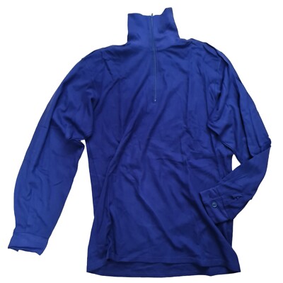 Trikot Hemd Gr. 100 Britisch LIGHTWEIGHT Reißverschluss blau