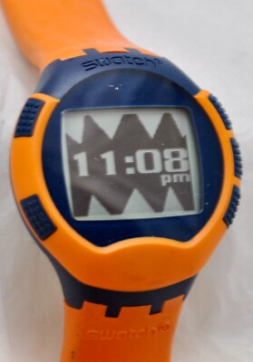 Swatch 2004 News.Surfer Paparazzi Smart Watch w/Animation in Box w/Charger