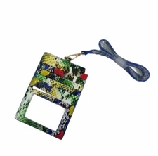 NWT 14TH & UNION Vibrant Credit Card Wristlet One Size