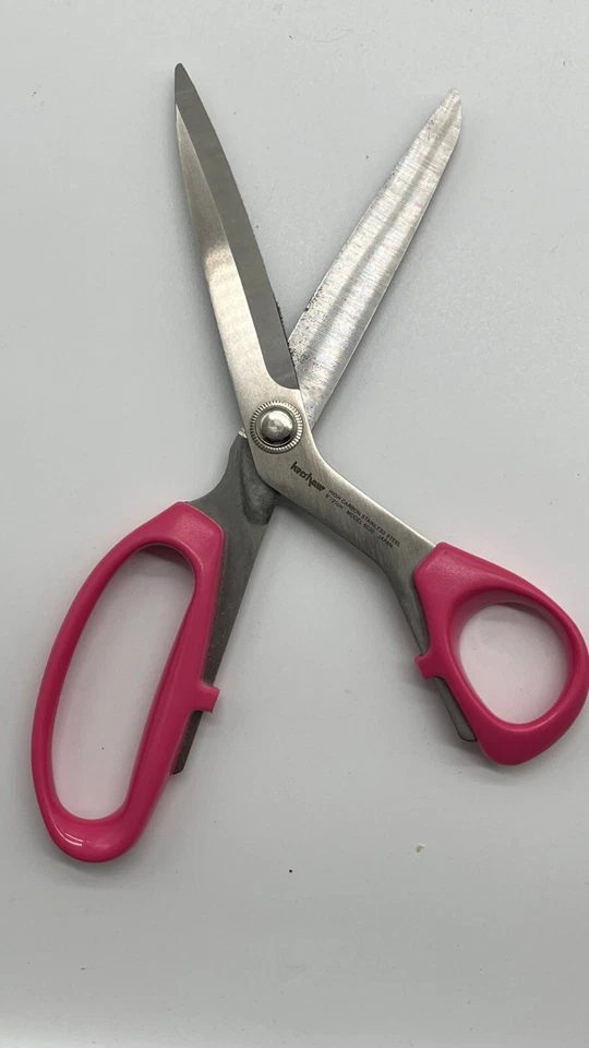 Tijeras vintage de acero inoxidable de alto carbono KERSHAW asas rosas 8" modelo 6020 Foto 3 de 4