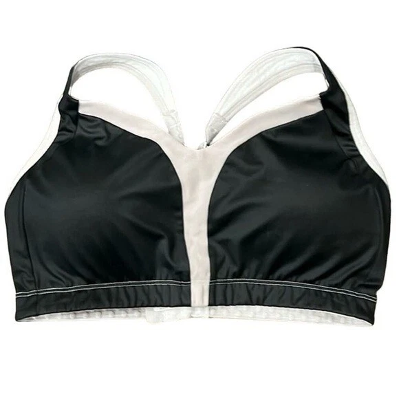 Moving Comfort Medium Impact Vero Sports Bra C/D Black Athletic Running Size M - Image 2 of 4