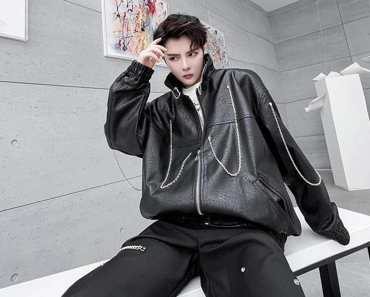 Lil peep leather jacket ebay sale