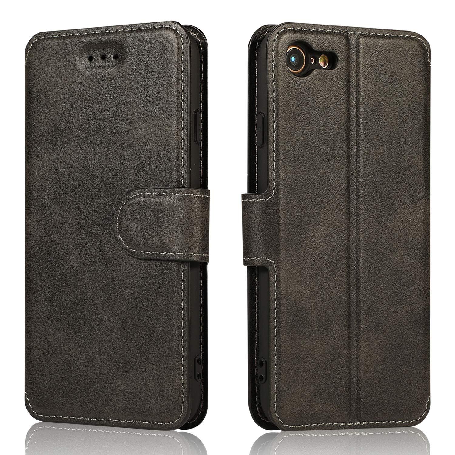 Case for iPhone SE 2022 5G/iPhone SE 2020/iPhone 8/iPhone 7, Premium PU Leath...