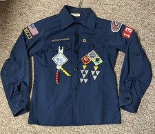 Boy Cub Scouts of America Blue Long Sleeve Cat 845 Size 12 Uniform Youth Detroit