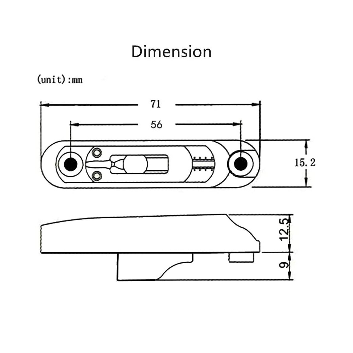 5 Strings Bass Bridge Saddles Heavy Duty Individual Bass Bridge Tailpiece Silver eBay