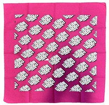 Authentic Anti Social Social Club ASSC Pink Block Logo Bandana, 22  Hype New