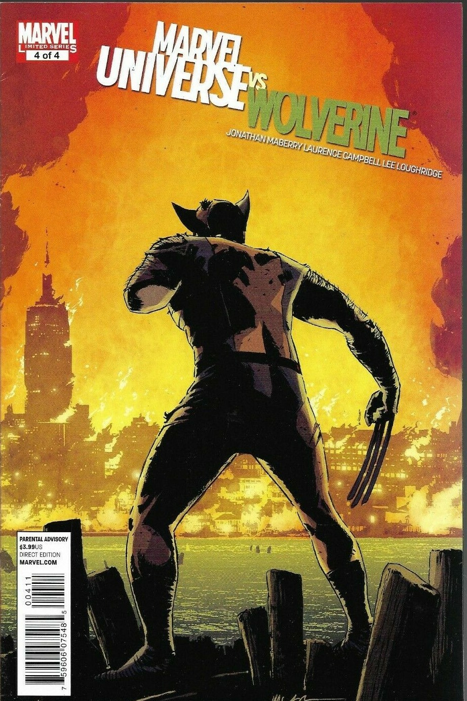 MARVEL UNIVERSE VS. WOLVERINE #4 - Back Issue (S)