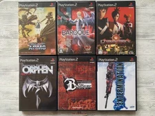 SONY PS2 Project Arms & Orphen Baroque & Bouncer & Crimson Tears & Extermination