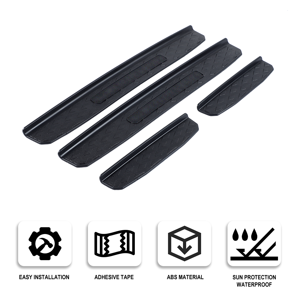 Car Door Sill Guards Entry Plates Cover for 2020+ Jeep Gladiator JT