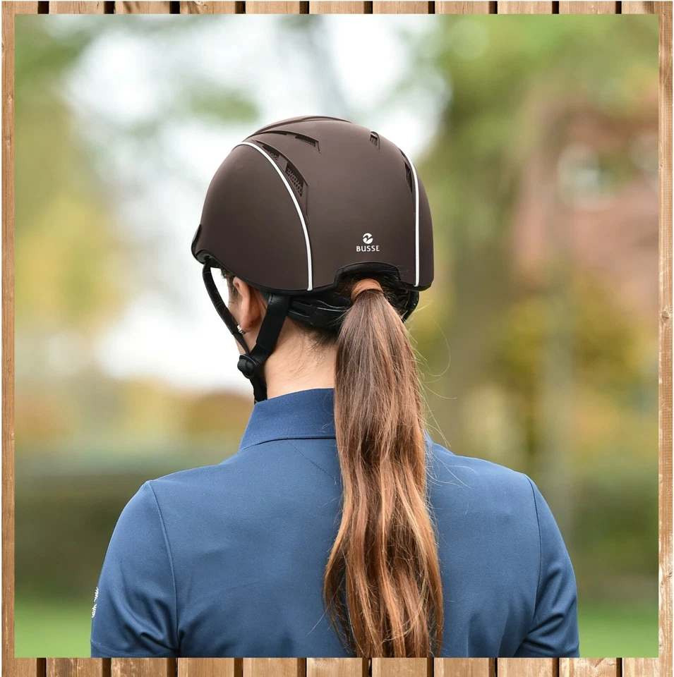 Reithelm Toulouse, Reitkappe, Busse Reithelm Toulouse, Sturzkappe, versch.Farben - Bild 3 von 4