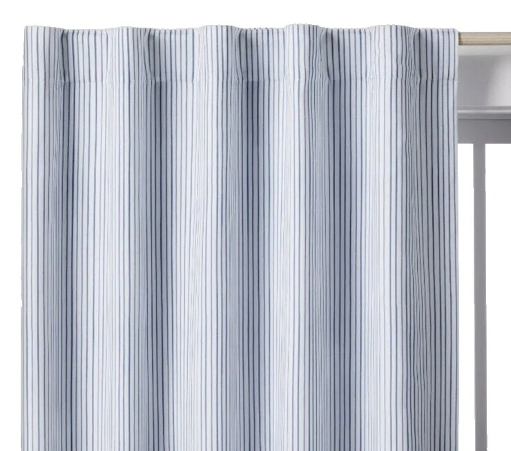 Mezcla de Algodón a Rayas Cortinas de Ventana