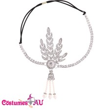 1920s 20s Great Gatsby Headband Vintage Bridal Headpiece Costume Accessory