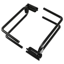2pcs Black E-Track Steel J Hook with Fitting Attachments for Trailer Tie Down