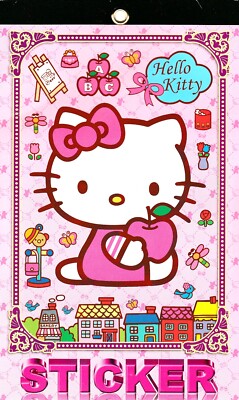 Sticker Book  6 sheets 5.5x9''