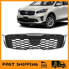 Front Bumper Upper Grille Assembly Fit 19-20 Kia Sorento 86380-C6800 EX SX