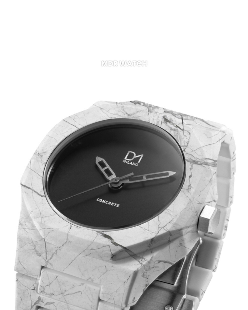 Orologio D1 Milano Concrete Limited Edition Bianco polycarbon ultra leggero