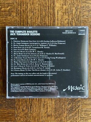 Jack Teagarden Mosaic Records 4 CD Box Set Complete Roulette 