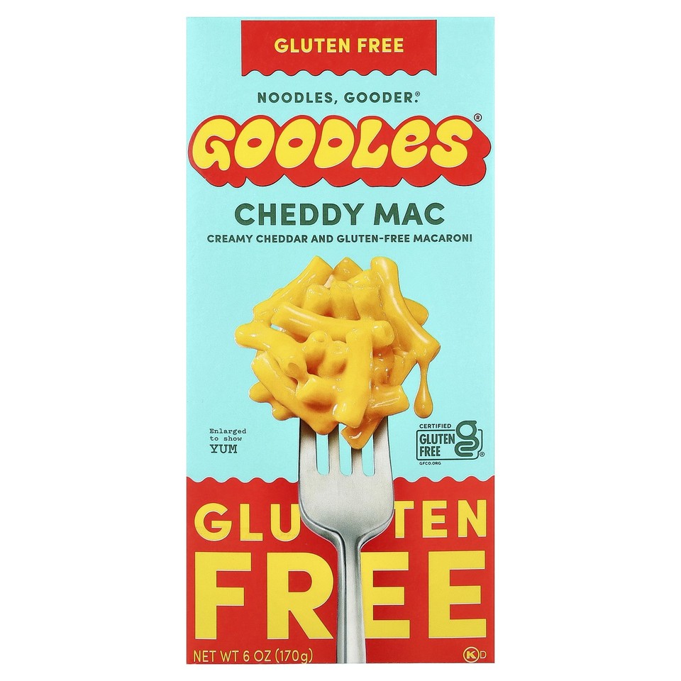 Cheddy Mac, Creamy Cheddar and Gluten-Free Macaroni, 6 oz (170 g)