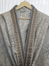 Pure Silk Off-White kimono Long Robe Gown Girl's Woman Silk Kimono KMO5459