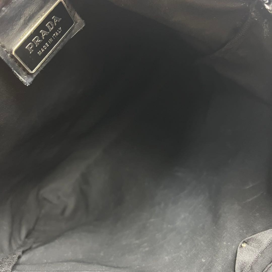 Excellent condition Prada triangular logo nylon l… - image 9